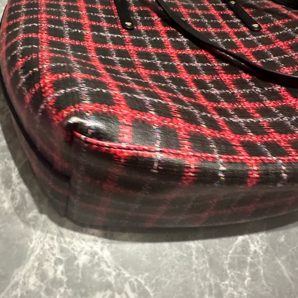 INC International Concepts Lightweight Quality Checkered Handbag - Picture 5 of 8